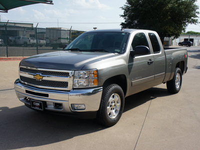 chevrolet silverado 1500 2013 gray lt flex fuel 8 cylinders 4 wheel drive automatic 76051