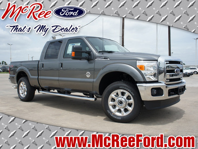 ford f 250 super duty 2013 gray lariat biodiesel 8 cylinders 4 wheel drive automatic 77539