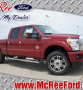 ford f 250 super duty 2013 red platinum biodiesel 8 cylinders 4 wheel drive automatic 77539