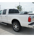 ford f 250 super duty 2013 off white platinum biodiesel 8 cylinders 4 wheel drive automatic 77539