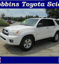 toyota 4runner 2007 white suv sr5 gasoline 6 cylinders rear wheel drive automatic 75503