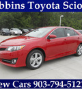 toyota camry 2013 red sedan se gasoline 4 cylinders front wheel drive automatic 75569