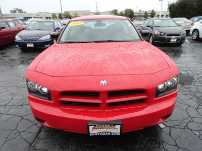 dodge charger 2008 red sedan gasoline 6 cylinders rear wheel drive automatic 60443