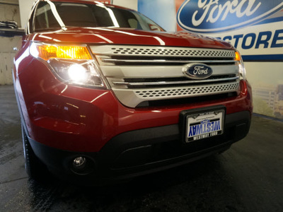 ford explorer 2012 red suv xlt gasoline 6 cylinders 2 wheel drive automatic 75062