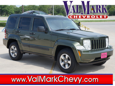 jeep liberty 2008 green suv sport gasoline 6 cylinders 2 wheel drive automatic with overdrive 78130