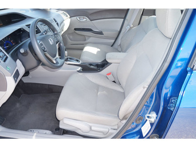 honda civic 2012 blue sedan lx gasoline 4 cylinders front wheel drive automatic 76502