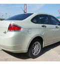 ford focus 2011 green sedan se gasoline 4 cylinders front wheel drive automatic 76502