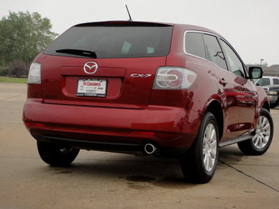 mazda cx 7 2011 red gasoline 4 cylinders front wheel drive automatic 62034