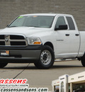 ram 1500 2011 white pickup truck gasoline 6 cylinders 2 wheel drive automatic 62034