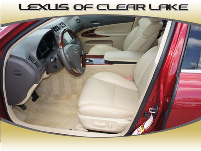 lexus gs 300 2006 red sedan gasoline 6 cylinders rear wheel drive automatic 77546