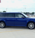 ford flex 2013 blue sel gasoline 6 cylinders front wheel drive automatic 62708