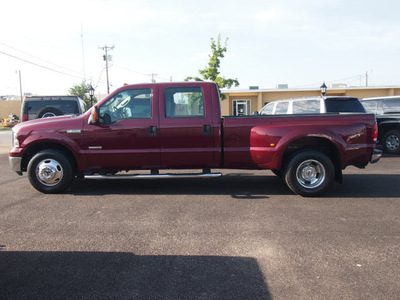 ford f 350 super duty 2005 red xlt diesel 8 cylinders rear wheel drive automatic 79065