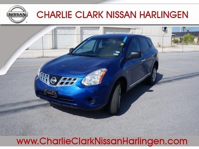 nissan rogue 2011 blue s gasoline 4 cylinders front wheel drive automatic 78552