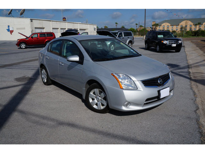 nissan sentra 2012 silver sedan 2 0 gasoline 4 cylinders front wheel drive automatic 78552