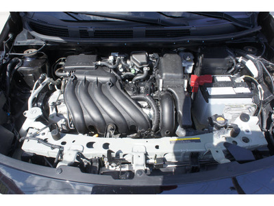 nissan versa 2012 black sedan 1 6 sv gasoline 4 cylinders front wheel drive automatic 78520