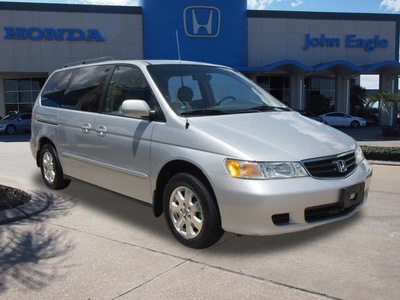 honda odyssey 2004 silver van ex l gasoline 6 cylinders front wheel drive automatic 77065