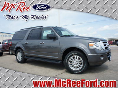 ford expedition el 2013 gray suv xlt flex fuel 8 cylinders 2 wheel drive automatic 77539