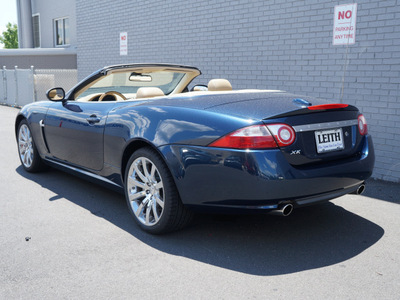 jaguar xk series 2007 dk  blue xk 8 cylinders shiftable automatic 27511