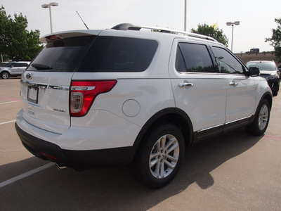 ford explorer 2014 white suv xlt flex fuel 6 cylinders 2 wheel drive automatic 76011