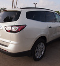 chevrolet traverse 2014 white lt gasoline 6 cylinders front wheel drive automatic 78114