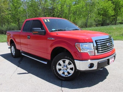 ford f 150 2011 red xlt flex fuel 8 cylinders 4 wheel drive automatic 44024