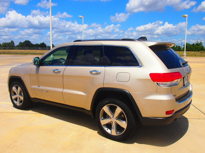 jeep grand cherokee 2014 beige suv limited gasoline 6 cylinders 2 wheel drive automatic 77375