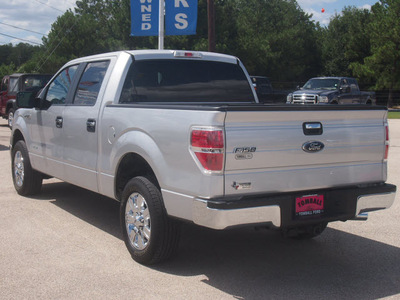 ford f 150 2012 silver xlt gasoline 6 cylinders 2 wheel drive automatic 77375