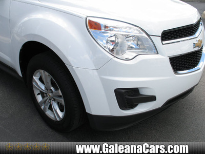 chevrolet equinox 2011 white lt gasoline 4 cylinders front wheel drive automatic 33912