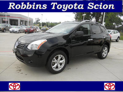 nissan rogue 2010 black suv s gasoline 4 cylinders front wheel drive automatic 75503