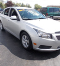 chevrolet cruze 2011 silver sedan lt gasoline 4 cylinders front wheel drive automatic 14224