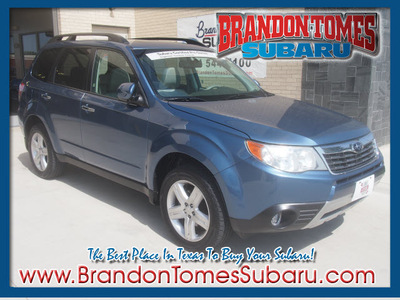 subaru forester 2010 blue suv 2 5x premium gasoline 4 cylinders all whee drive shiftable automatic 75070