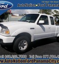 ford ranger 2007 white sport gasoline 6 cylinders rear wheel drive automatic 32401