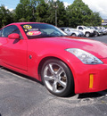 nissan 350z 2007 red coupe gasoline 6 cylinders rear wheel drive automatic 32401