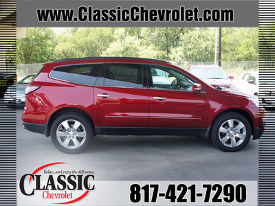 chevrolet traverse 2014 red ltz gasoline 6 cylinders front wheel drive automatic 76051