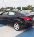 hyundai elantra 2013 black sedan gls gasoline 4 cylinders front wheel drive automatic 77094