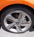 hyundai veloster turbo 2013 orange coupe gasoline 4 cylinders front wheel drive automatic 75075