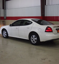 pontiac grand prix 2008 white sedan gasoline 6 cylinders front wheel drive automatic 79110