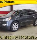 chevrolet traverse 2010 gray suv ltz gasoline 6 cylinders front wheel drive automatic 79110