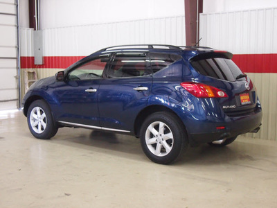 nissan murano 2009 dk  blue suv s gasoline 6 cylinders all whee drive automatic 79110