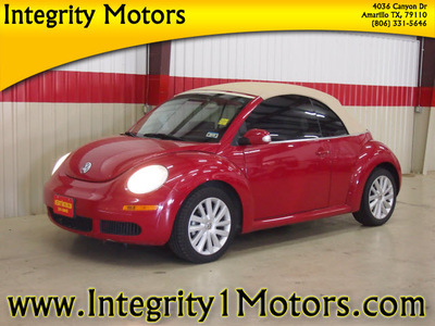 volkswagen new beetle 2008 red se gasoline 5 cylinders front wheel drive automatic 79110