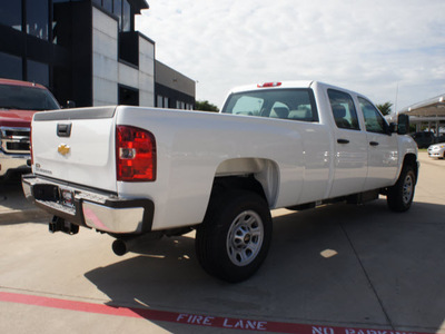 chevrolet silverado 2500hd 2014 white work truck 8 cylinders automatic 76051