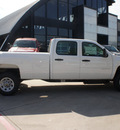 chevrolet silverado 2500hd 2014 white work truck 8 cylinders automatic 76051