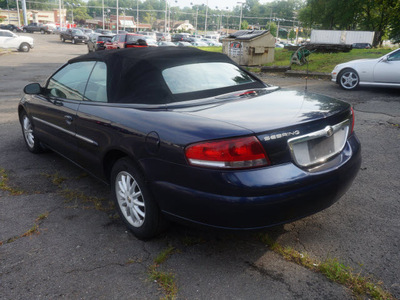 chrysler sebring 2002 dk  blue lxi gasoline 6 cylinders front wheel drive automatic 08812