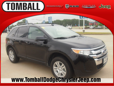 ford edge 2013 black se gasoline 6 cylinders front wheel drive automatic 77375