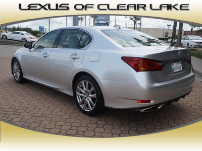 lexus gs 350 2013 silver sedan gasoline 6 cylinders rear wheel drive automatic 77546