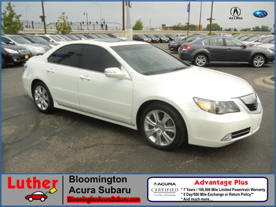 acura rl 2010 white sedan tech gasoline 6 cylinders all whee drive automatic 55420