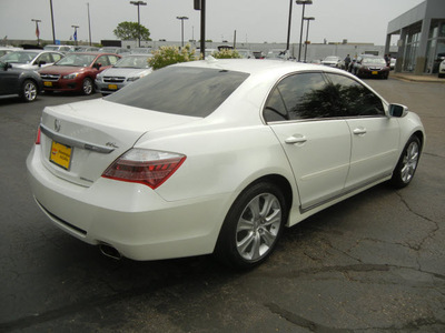 acura rl 2010 white sedan tech gasoline 6 cylinders all whee drive automatic 55420