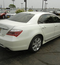 acura rl 2010 white sedan tech gasoline 6 cylinders all whee drive automatic 55420