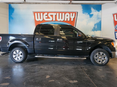 ford f 150 2011 black xlt flex fuel 8 cylinders 2 wheel drive automatic with overdrive 75062