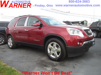 gmc acadia 2007 red suv slt 2 gasoline 6 cylinders all whee drive automatic 45840